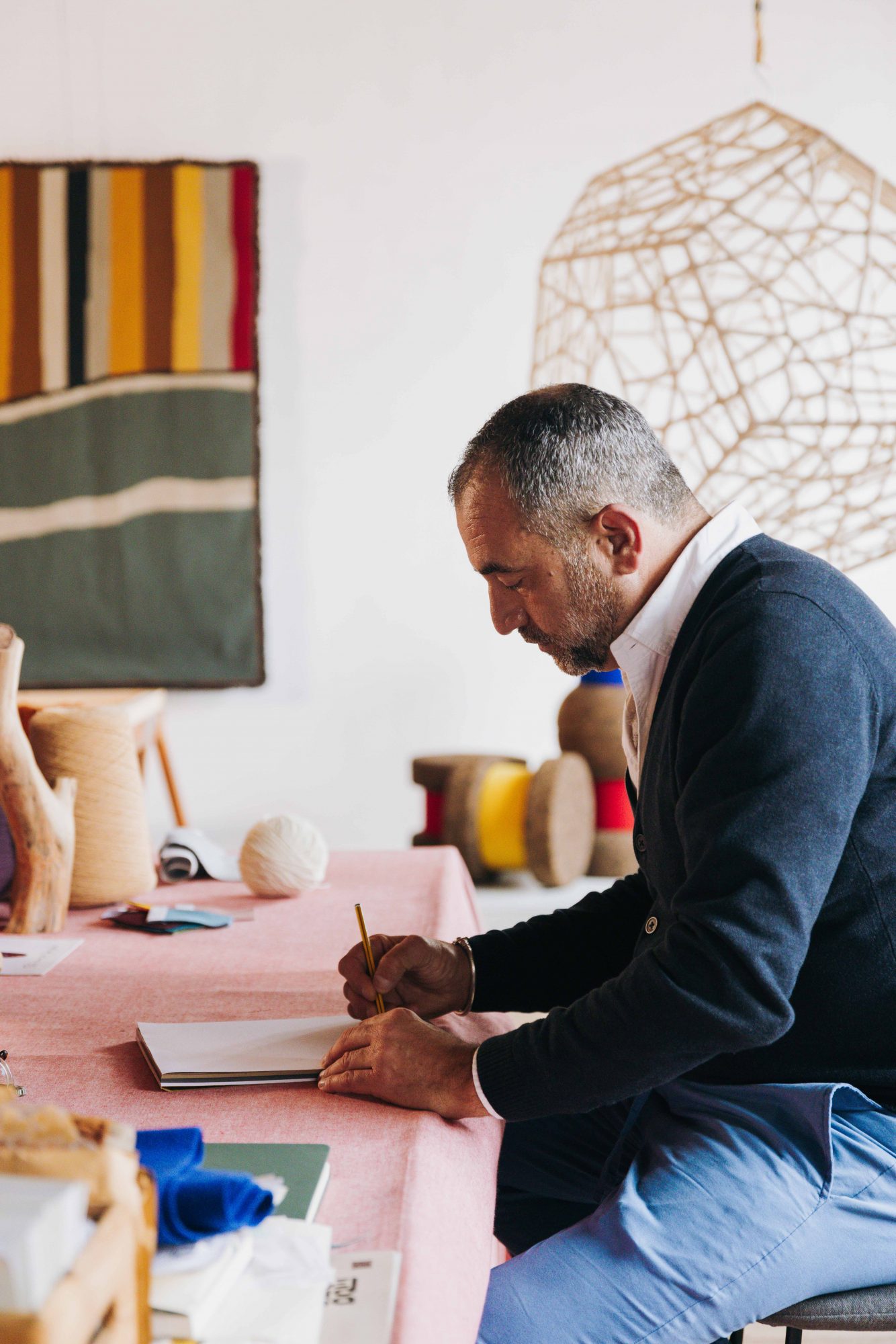 João Bruno, accidentally <br> sculptor textile